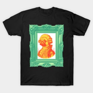 Rococo Doggo Funny Vintage Dog Portrait | Baroque | French | Fashion | Classical Art | History | T-Shirt